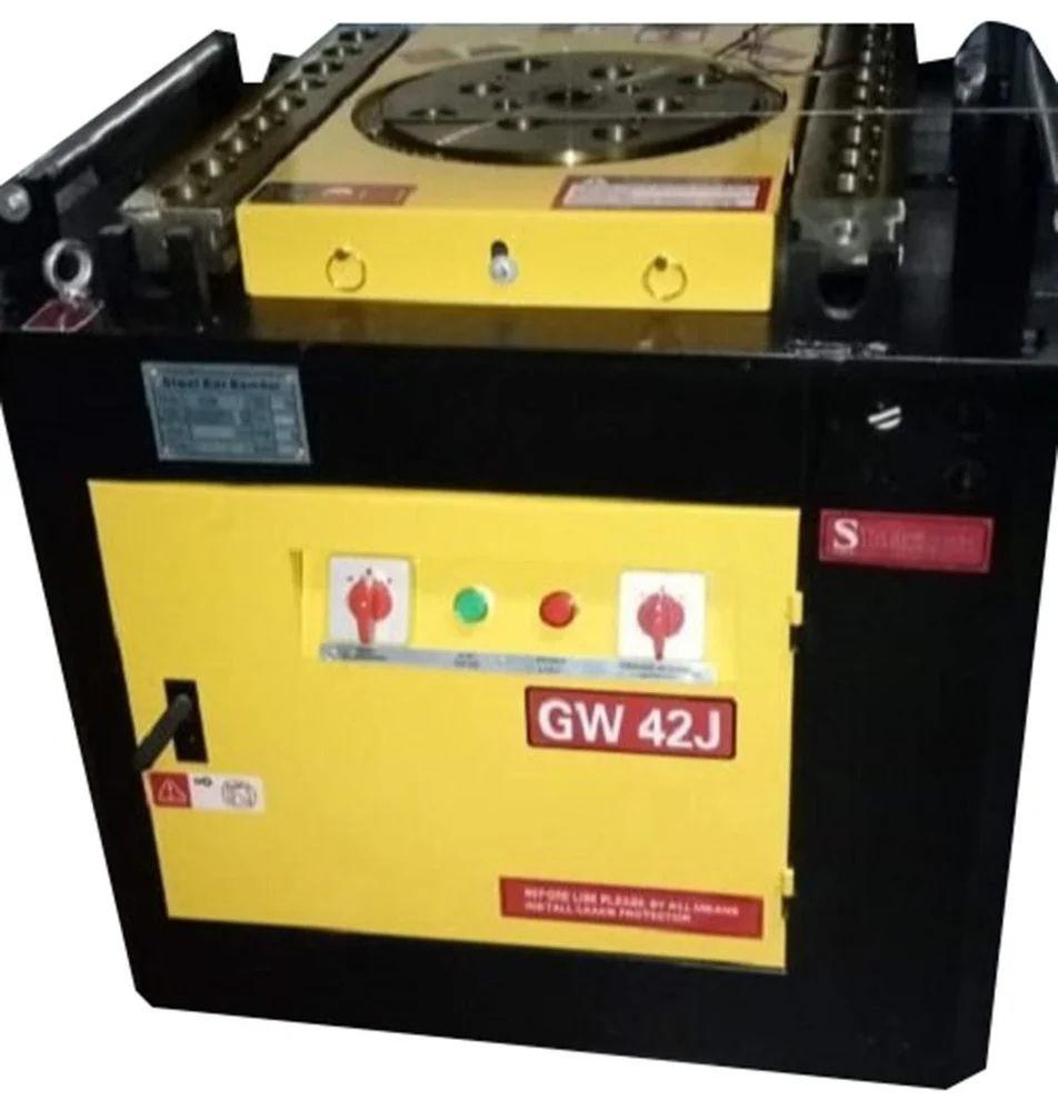 GW42J Semi-Automatic Bar Bending Machine – 10mm Capacity | 5HP | 415V 2