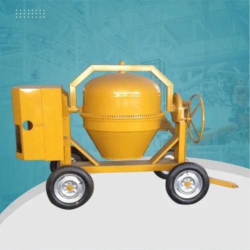 Diesel CEMENT Mixer Machine 120 m³/hr – Tilting Drum with 13 RPM, Heavy-Duty Cast Iron Chassis