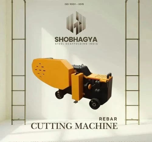50 mm Hydraulic Rebar Cutting Machine (7.5 HP, Three Phase, Wheel Mounted)