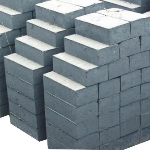 9x4x3 Inch Fly Ash Bricks – 80 mm Thick RCC Material Grey Bricks for Building Construction