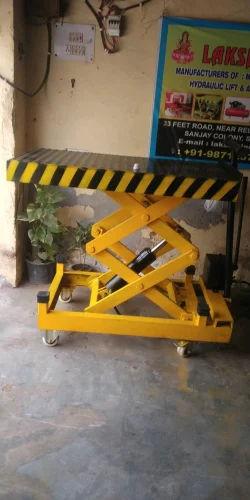 Hydraulic Scissor Lift 15 Ft Height | 0.5 Ton Capacity Moving Car Lift Platform