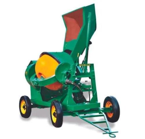 1 Bag Hydraulic Concrete Mixer Machine (10/7 Cft) | Diesel Semi-Automatic Tilting Drum | Portable 4