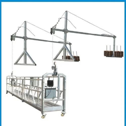 Steel Suspended Platform – 800 Kg Capacity, 7.5m Length, Double Mast