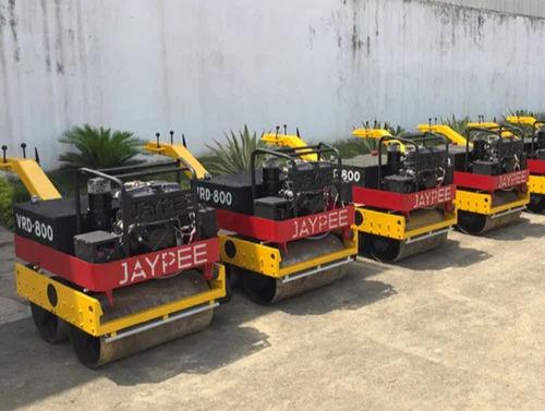 JAYPEE Double Drum Walk Behind Vibratory Roller 18–21kN Hydraulic Automatic Roller