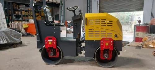 YH1000 Double Drum Ride On Roller | Hydraulic Soil Compactor | Best Price India