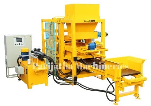 Parijatha BLOCK STAR Paver Block Machine 26HP | 1500 Cycles/Shift Vibro Press