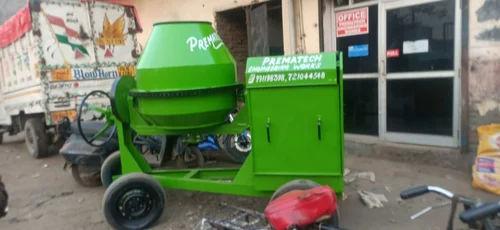Prematech Concrete Mixer Machine 500L | Portable Diesel Mixer