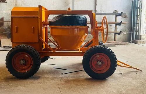 Weber Cement Concrete Mixer 10/7 CFT – Diesel Semi-Automatic Full Bag Mixer 6.5HP Without Hopper