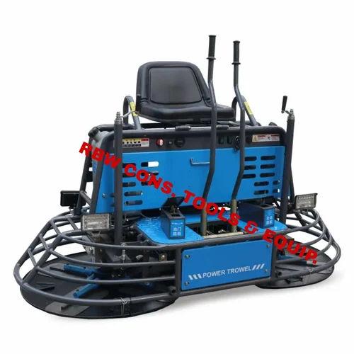 Ride On Power Trowel Machine | 1000 mm Disc Petrol Concrete Finishing Trowel