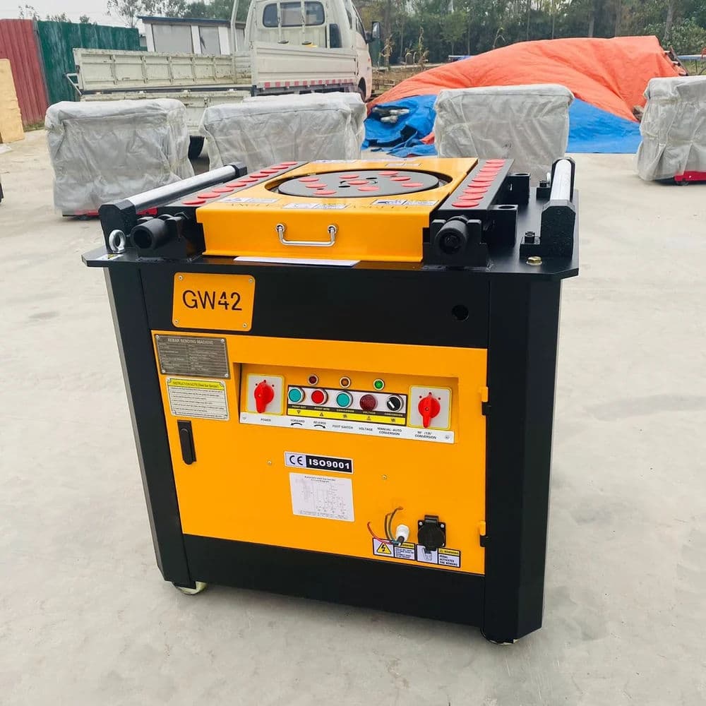 GW52J Steel Bar Bending Machine | 6–42mm TMT Capacity, 180° Bending Angle 2