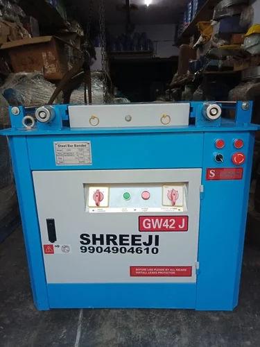 SHREEJI 40mm Steel Bar Bending Machine | Semi Automatic Hydraulic Rebar Bender