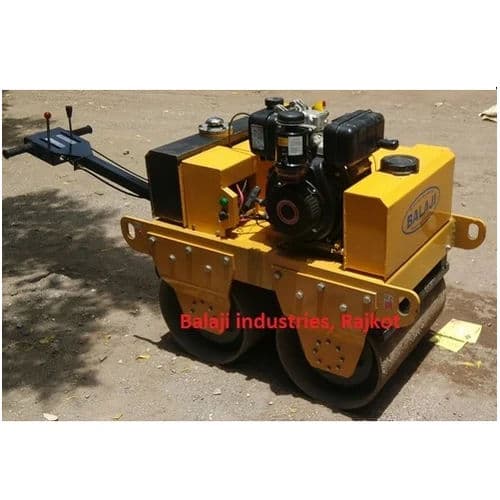 Walk Behind Vibrating Roller | 13 HP Engine, 650 mm Working Width, 630 kg