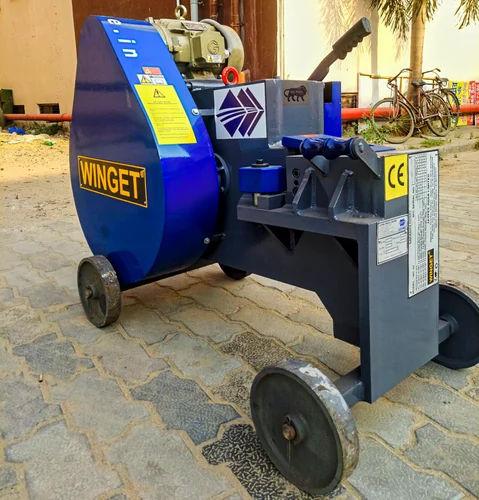 WINGET Steel TMT Bar Cutting Machine 5HP Motor, 87.5 Strokes/Min, Heavy Duty Rebar Shearer