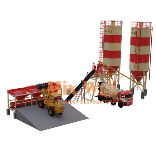MIXWELL 45 Concrete Batching Plant 30 m³/hr | PLC Automatic | Mild Steel Construction 4