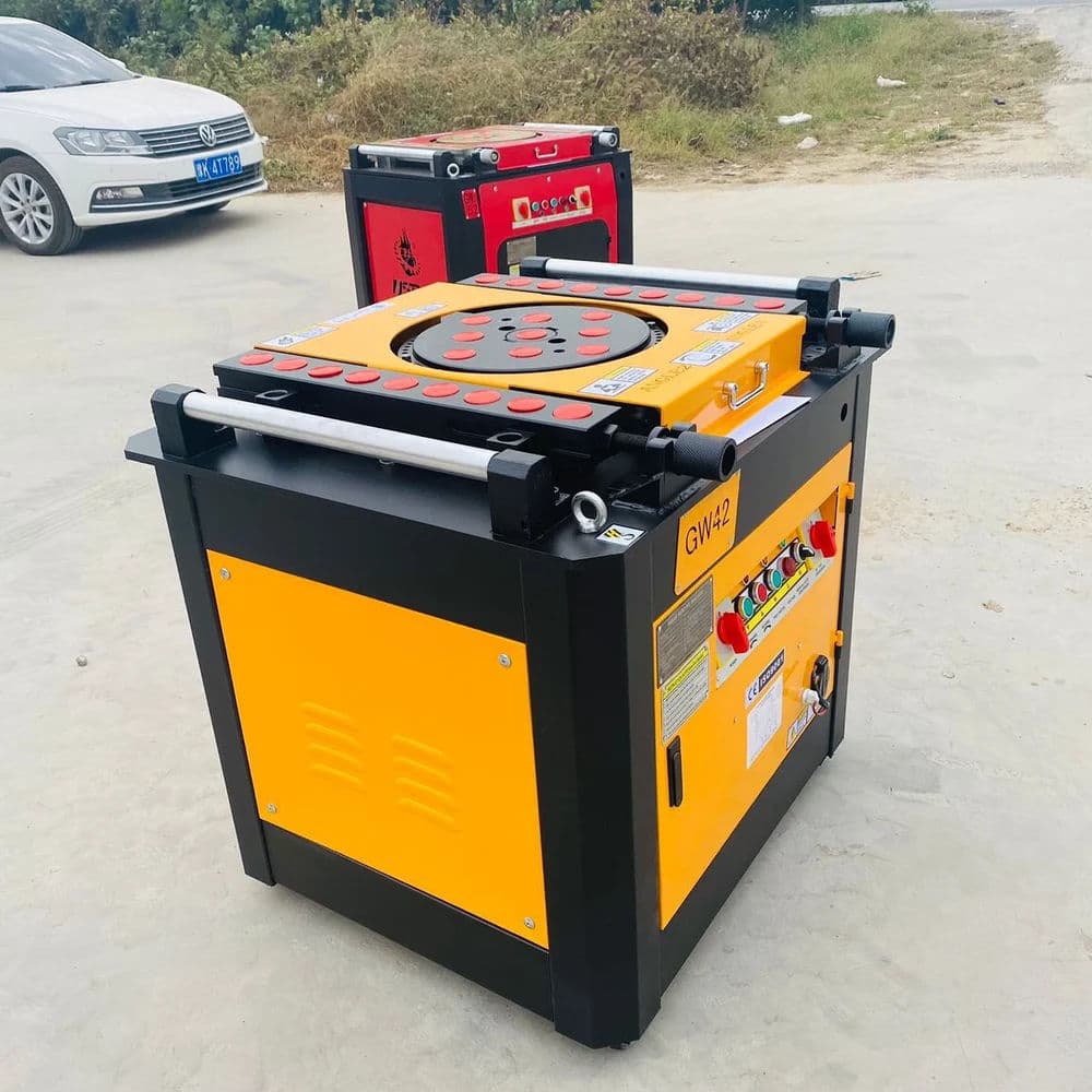 GW52J Steel Bar Bending Machine | 6–42mm TMT Capacity, 180° Bending Angle