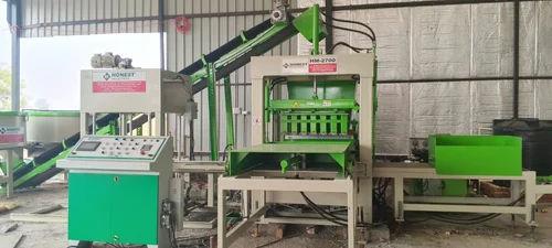 Honest Industries HI16000 Automatic Solid Concrete Block Making Machine 2000 Blocks/Hour