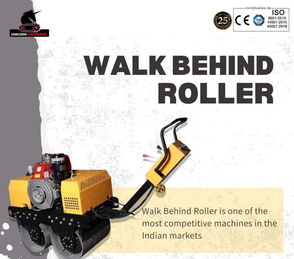 3 Ton Walk Behind Vibratory Roller – Portable | 600kg | Ideal for Asphalt & Soil Compaction