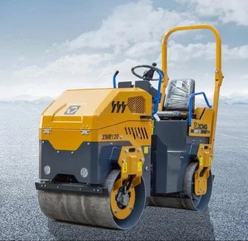 5 Ton XMR120 Ride On Roller | 12 HP Diesel Double Drum Compactor