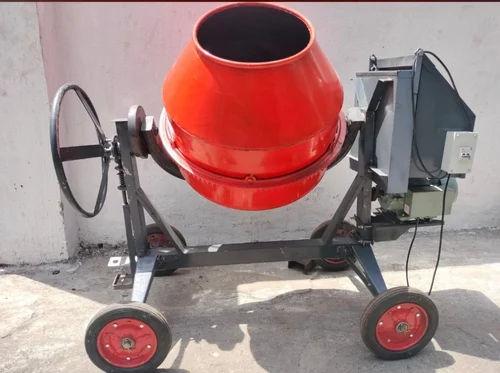 3HP Crompton Concrete Mixer Machine 750L Tilting Drum | Electric Semi-Automatic Construction Mixer