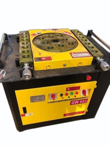 GW 52J Rebar Bending Machine – 6–40mm Semi Automatic TMT Bar Bender