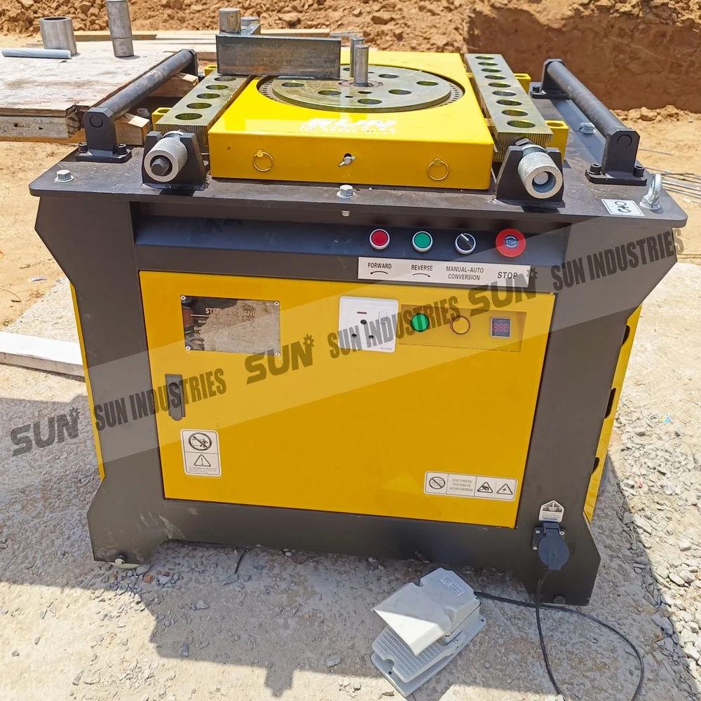 36mm Automatic TMT Bar Bending Machine | 90° Angle, Electric Powered 3