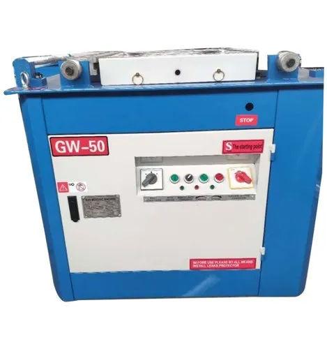 GW50 Automatic Bar Bending Machine – 6–42mm TMT | 415V | 1440 RPM Motor 3