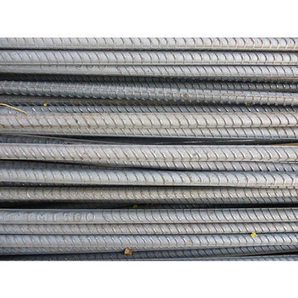 14mm Mild Steel TMT Bar Fe 500D | 12m Ribbed Construction Steel | High Strength Bundle Supply 1