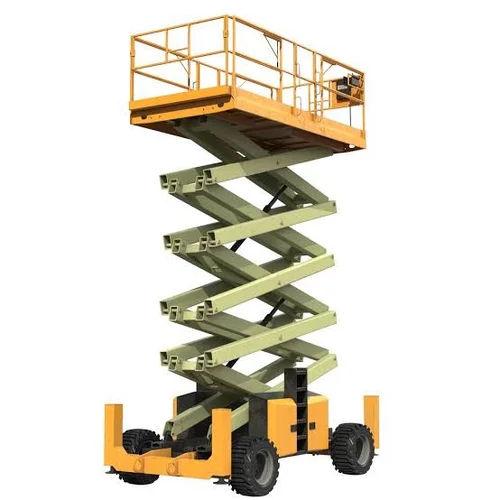 18m Electric Scissor Lift 5 Ton Capacity | Towable Aerial Work Platform 1