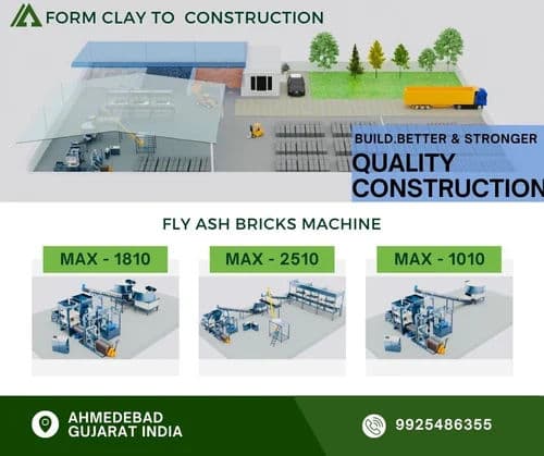 MAX-1410 Brick Making Machine – 1000 Bricks/Hour Hydraulic Model 3