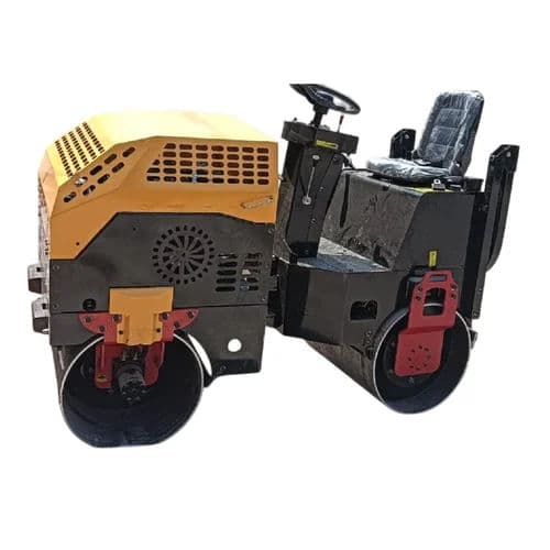 FVR 1200 Ride On Roller – 15 HP Double Drum Vibratory Compactor, 32kN Force