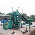 Semi Automatic Fly Ash Brick Machine 70 Ton | 17.5 HP | 8500–12500 Bricks/Shift