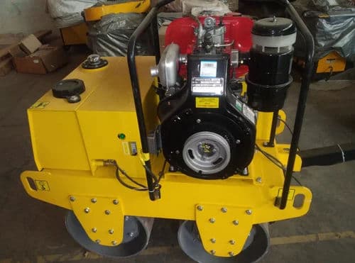 SMT600 Double Drum Walk Behind Roller – 600mm Drum, 10 HP, 240V 4