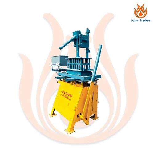 4 Cavity Manual Brick Making Machine | 1500–2000 Bricks/Hour Interlock & Solid Block Machine