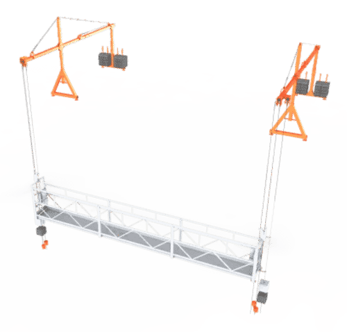800 Kg Double Person Suspended Platform | 1.5 to 10 m Rope Access System 2