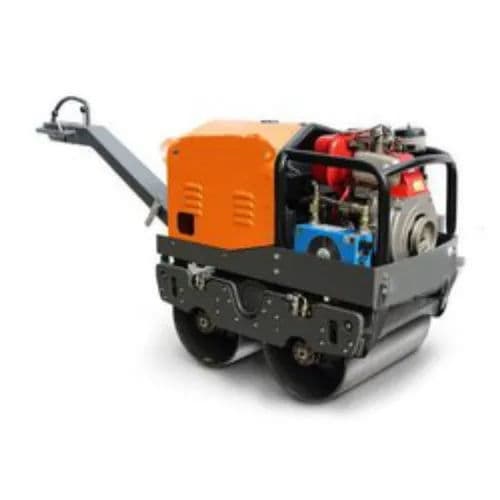 VTC-WDR-9 Walk Behind Double Drum Roller | 9 HP, 650 mm Drum