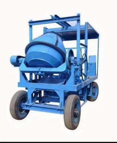 Four Pole Lift Concrete Mixer 20 Cum/hr | Fully Automatic Tilting Drum Mixer with Lift Price
