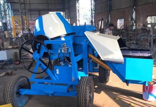 200T Digital Weight Hydraulic Concrete Mixer 4 Cum/hr Diesel Tilting Drum