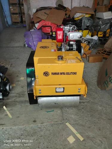 FVR 600 Walk Behind Double Drum Roller | 7HP Hydraulic Diesel Vibratory Compactor