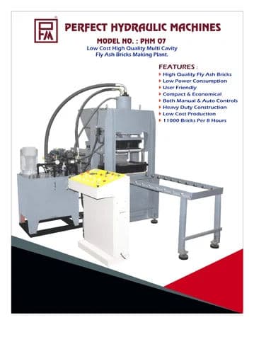 Fully Automatic Brick Making Machine | 2250 Bricks/Hour Hydraulic Vibro System