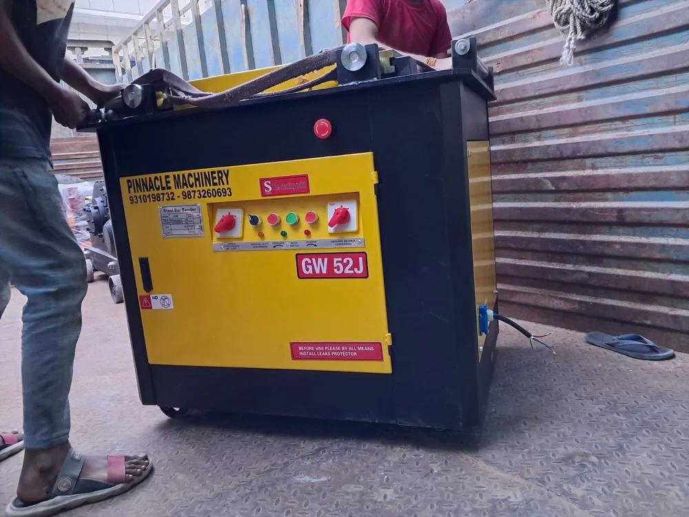 Pinnacle GW 50 Bar Bending Machine | Manual Rebar Bender 4kW for 42mm TMT Bars 2