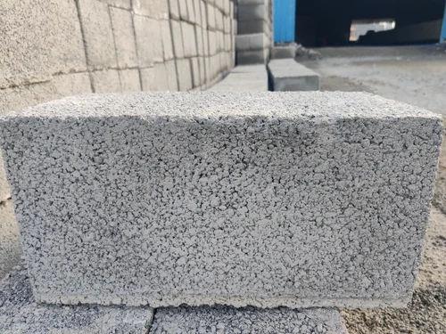 16x8x8 Inch Cement Solid Block 8 Inch Thick Grey Brick for Compound & Exterior Walls