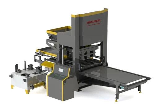 Automatic Fly Ash Bricks Block Making Machine – 52 HP, 300 Ton Hydraulic Pressure, 18000 Bricks/Shif 1