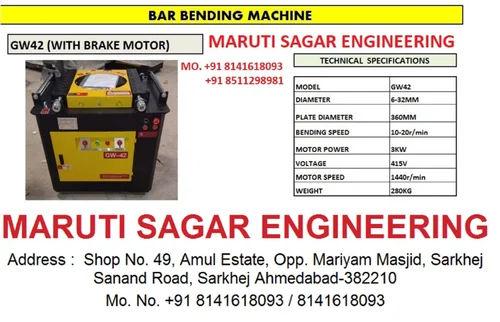 MSE32MM Bar Bending Machine 32mm Capacity | 360° Angle | 5 HP Electric
