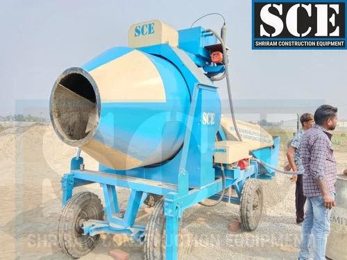 Shri Ram RM800E Reversible Drum Cement Mixer | 800L Semi-Automatic Mixer | 12 m³/hr Output 1