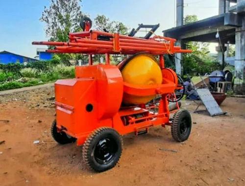 Cement Mixer Machine with Lift 750L | Diesel Tilting Drum 10HP Kirloskar Engine | Portable Semi-Au