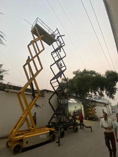 Hydraulic Ladder Lift 16 m Height | 500 Kg Capacity Mild Steel Industrial Lift