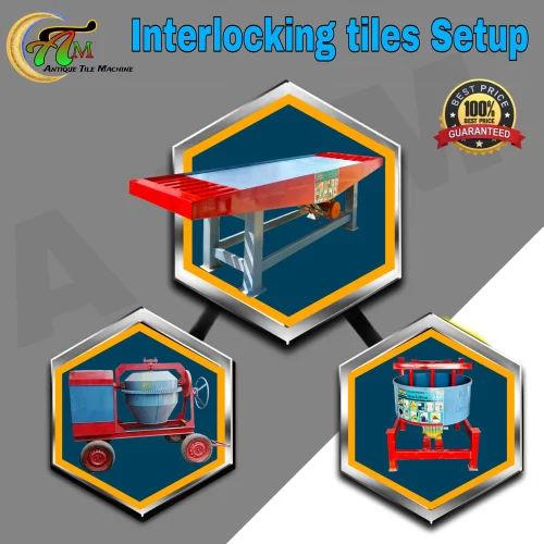 ATM003 Concrete Paver Block Making Machine – 14 HP Full Plant Setup | Manual | Made in India 5