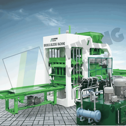 SSI-156-E Bricks and Blocks Machine | Automatic Vibro-Hydro Brick Machine 1500 Bricks/Hour