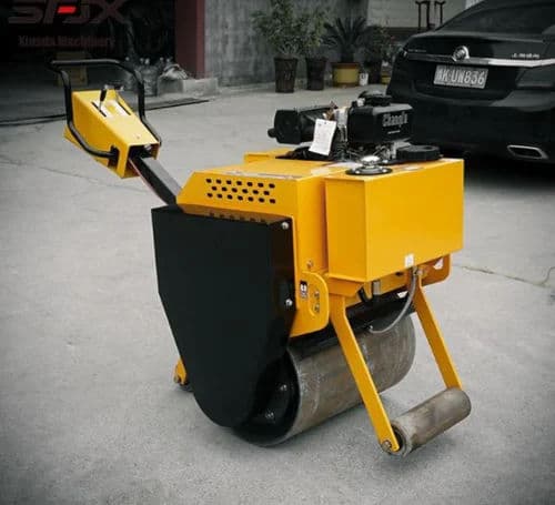 Walk Behind Single Drum Roller 600mm | Vibratory Compactor | Best Price India