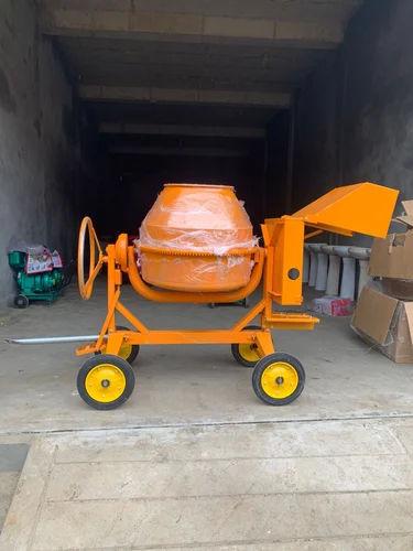 Mobile Concrete Mixer 250 Capacity Electric – Crompton Semi-Automatic Construction Mixer | Portable
